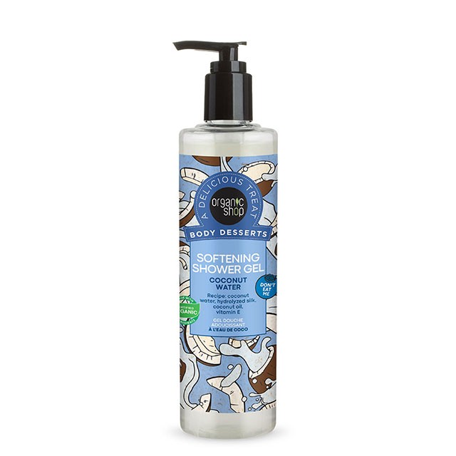 NATURA SIBERICA - Organic Shop Body Desserts Softening Shower Gel Coconut Water | 280ml