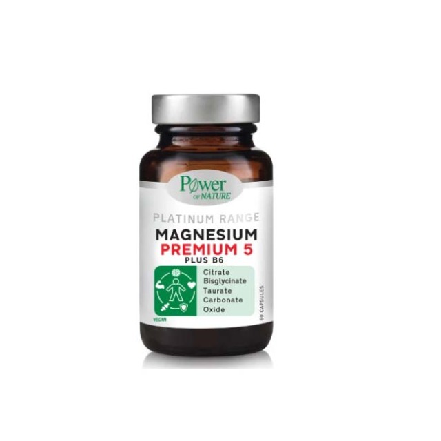 Power Of Nature Platinum Range Magnesium Premium 5 60caps
