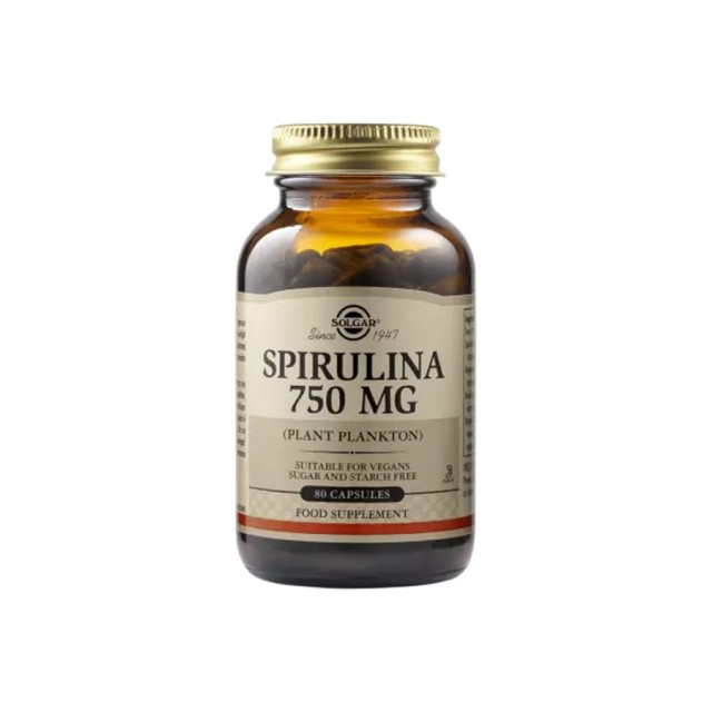 SOLGAR - Spirulina 750mg | 80veg.caps