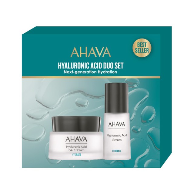 AHAVA - Duo Set Hyaluronic Acid 24/7 Cream (50ml) & Hyaluronic Acid Serum (30ml)