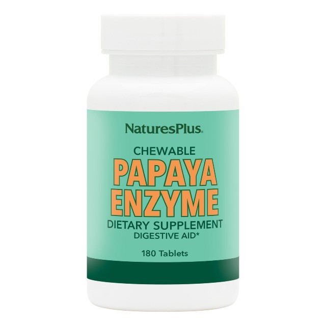 Natures Plus Papaya Enzyme 180chew.tabs
