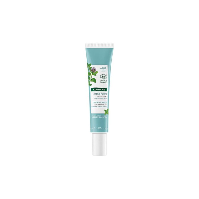 KLORANE - Purity Cream with Organic Mint for Combination to Oily Skin | 40gr