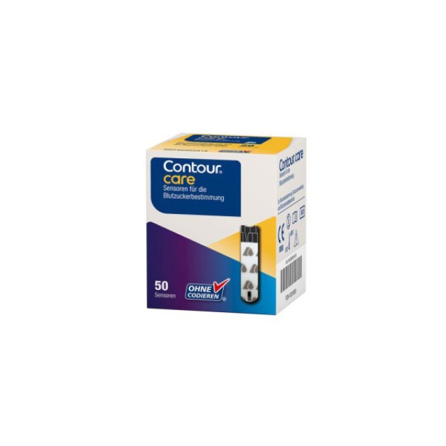 Ascensia - Contour Care Ταινίες Μέτρησης Σακχάρου 50τμχ
