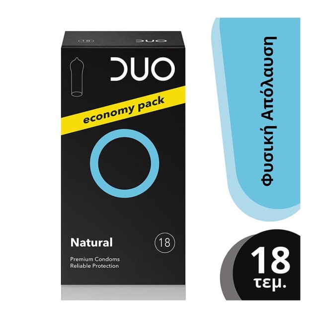 DUO - Natural  Premium Condoms Economy Pack | 18τμχ