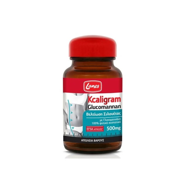 LANES - Kcaligram Glucomannan 500mg | 60caps