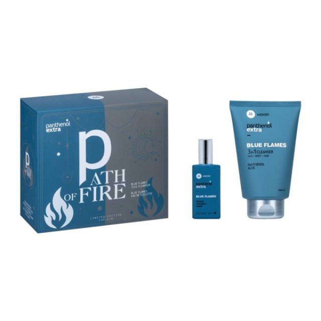 Panthenol Extra Promo Path of Fire Blue Flames 3in1 Cleanser 200ml & EDT 50ml