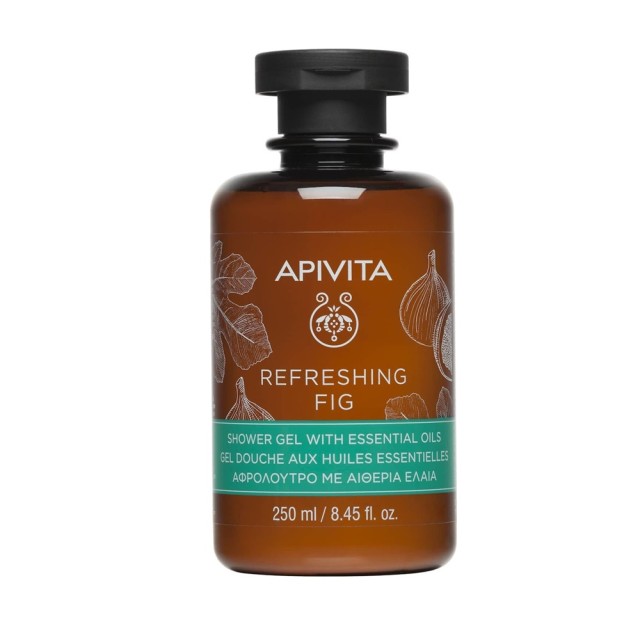 APIVITA - REFRESHING FIG Shower Gel with Essential Oils | 250ml