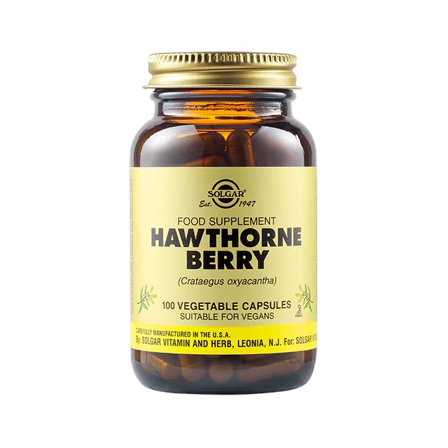 Solgar Hawthorne Berry (Crataegus Oxyacantha) 100veg.caps