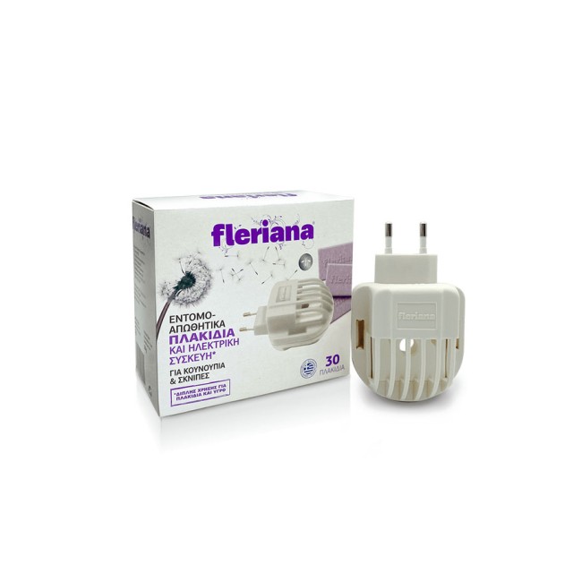 POWER HEALTH - Fleriana αντικουνουπικές ταμπλέτες (30 πλακίδια) & Συσκευή (1τμχ)