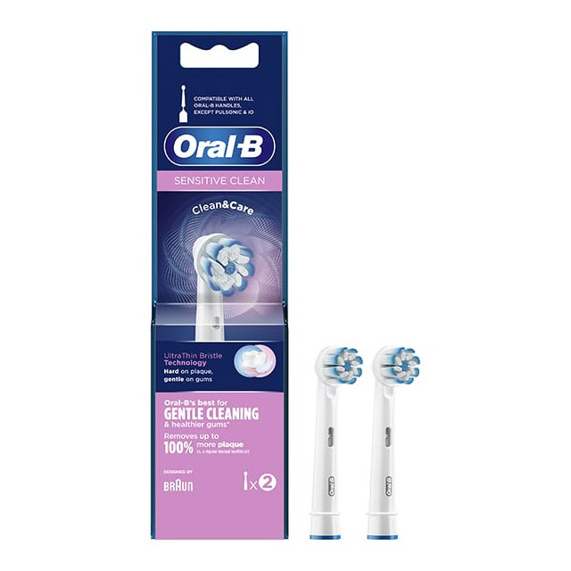 ORAL-B - Sensi Ultra Thin Ανταλλακτικά Ηλεκτρικής Οδοντόβουρτσας | 2τμχ