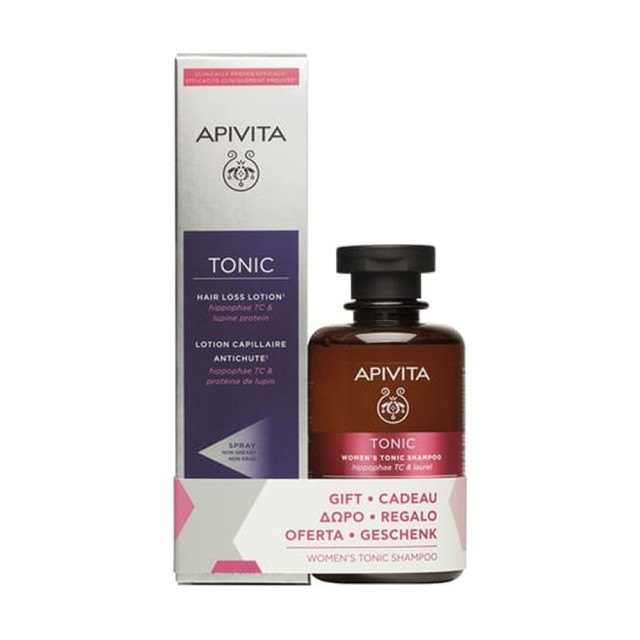 APIVITA - Promo Hair Loss Lotion (150ml) & ΔΩΡΟ Womens Tonic Shampoo (250ml)