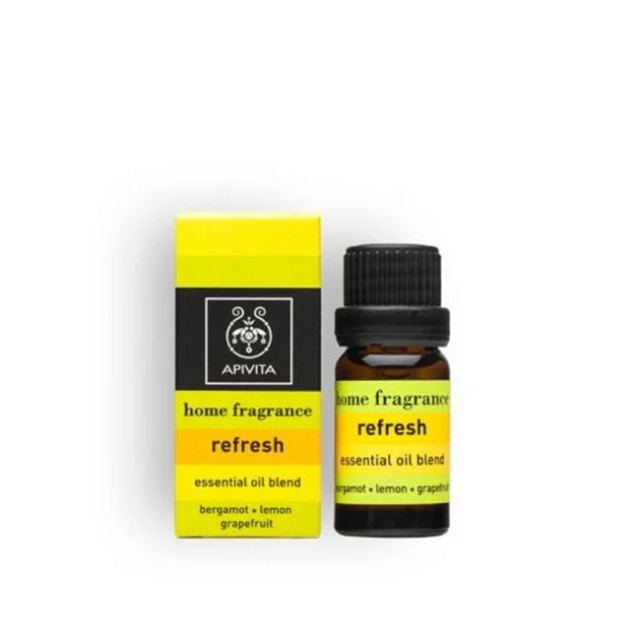 APIVITA - Home Fragrance Refresh Essential Oil Blend Bergamot Lemon Grapefruit | 10ml