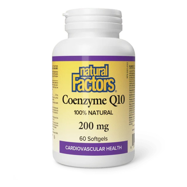 Natural Factors Coenzyme Q10 200 mg 60softgels