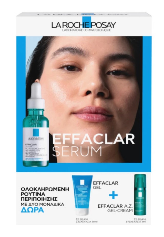 La Roche Posay Promo Effaclar Serum, 40ml & Effaclar Gel, 50ml & Effaclar A.Z. Gel-Cream, 3ml