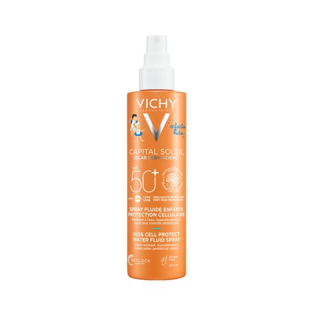 VICHY - Capital Soleil Kids Solar Derm Science SPF50+ Water Fluid Spray | 200ml