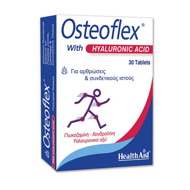 HEALTH AID - Osteoflex with Hyaluronic Acid | 30 tabs