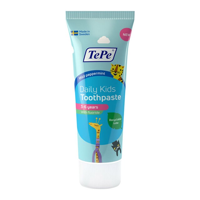 TePe - Daily Kids Toothpaste 3-6years 1450ppm | 75ml
