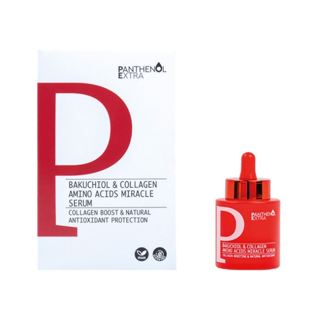 Panthenol Extra Bakuchiol & Collagen Amino Acids Miracle Oρός Aντιγήρανσης & Θρέψης, 30ml