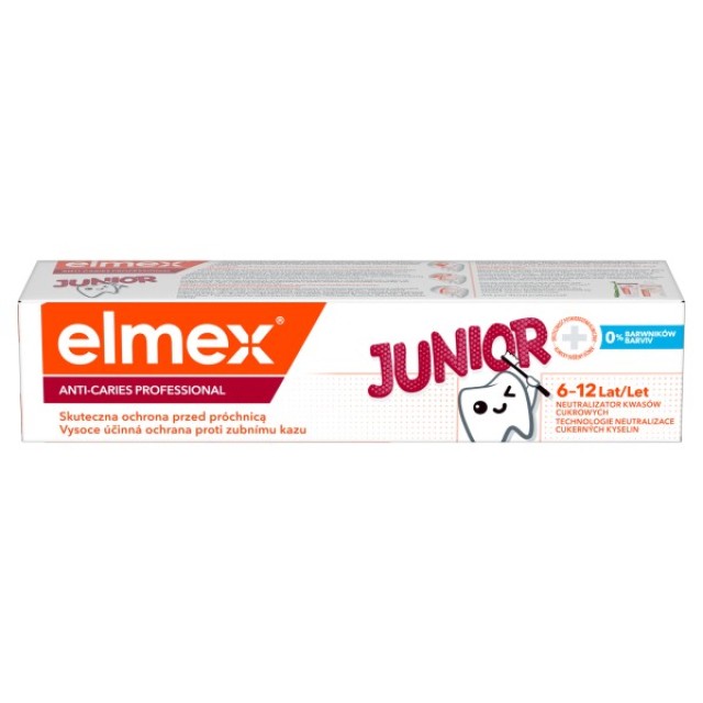 Elmex ANTI-Caries Professional Junior Παιδική Οδοντόκρεμα 6-12 Ετών, 75ml