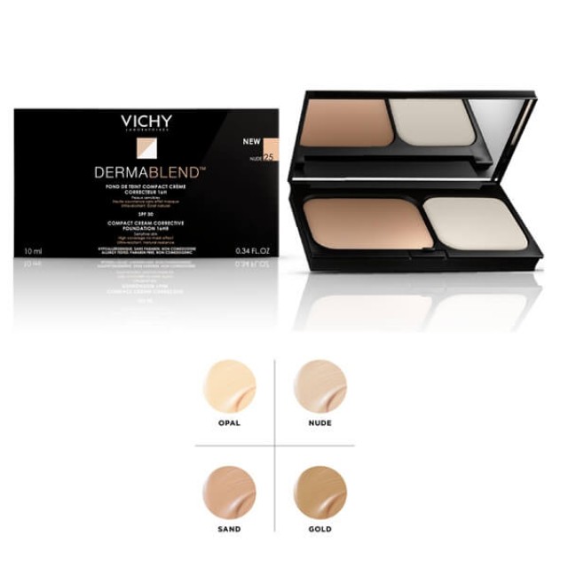 VICHY - DERMABLEND Compact Creme SPF30 No25 Nude | 9.5gr