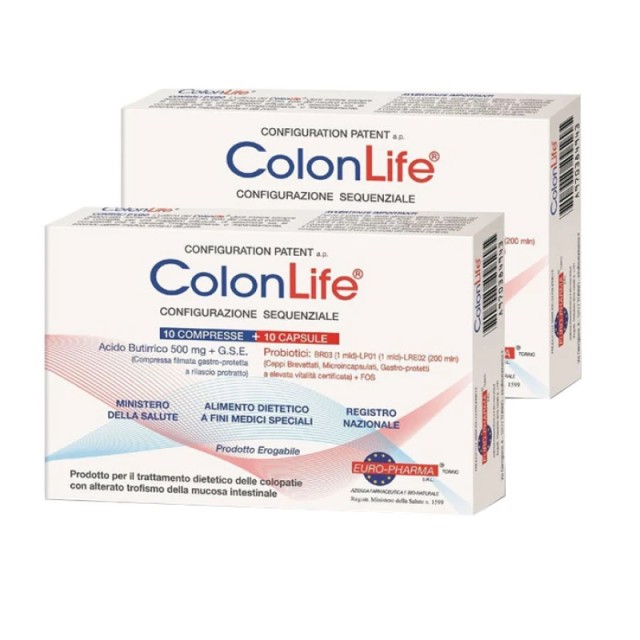 Bionat Colon Life Bonus Pack, 2x10tabs & 10caps