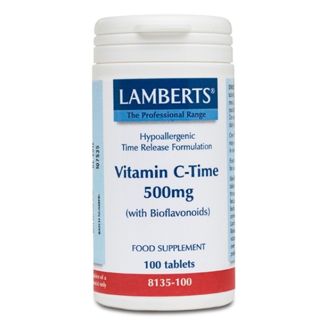 LAMBERTS - Vitamin C Time Release 500mg | 100 tabs