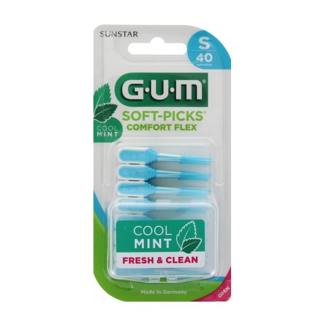GUM - 669 Soft Picks Comfort Flex Cool Mint Small | 40τμχ