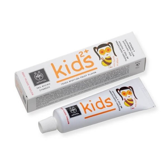 APIVITA - Natural Dental Care KIDS 2+ Παιδική Οδοντόκρεμα με Ρόδι & Πρόπολη | 50ml