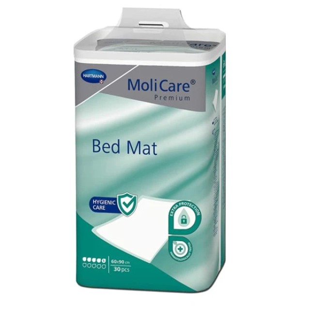 Hartmann Molicare Premium Bed Mat Hygiene Care 5 Σταγόνων 60x90cm 30τμχ