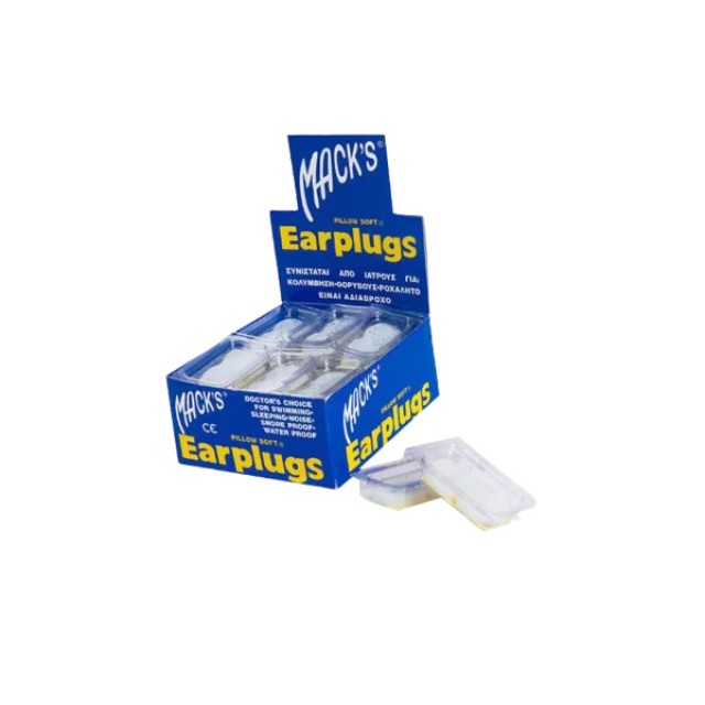 Macks Earplugs Ωτοασπίδες Σιλικόνης 2τμχ