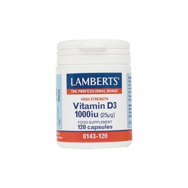 LAMBERTS - Vitamin D3 1000iu (25μg) | 30 tabs