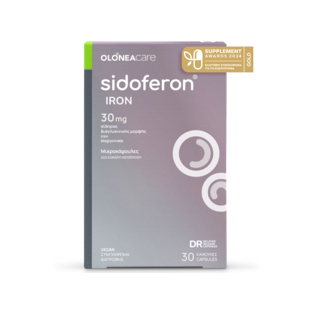 Olonea Bacteflora Sidoferon Iron 30mg 30caps