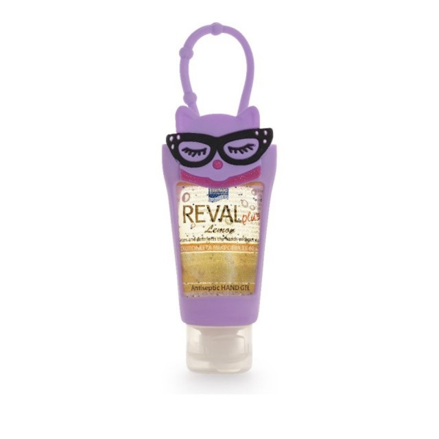 INTERMED - Reval Plus Lemon Kids Antiseptic Hand Gel Cat Case | 30ml