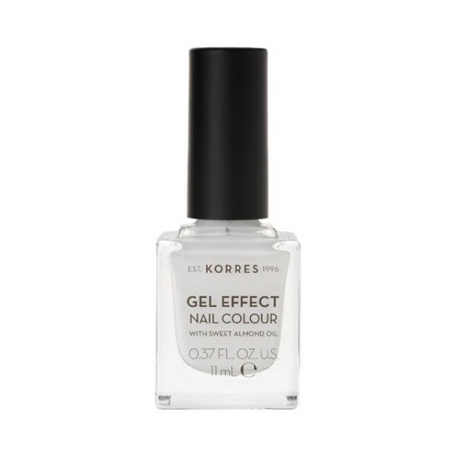 KORRES - Gel Effect Nail Colour No1 Blanc White | 11ml