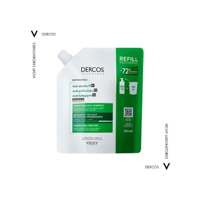 Vichy Dercos Anti-Dandruff DS Σαμπουάν Refill 390ml