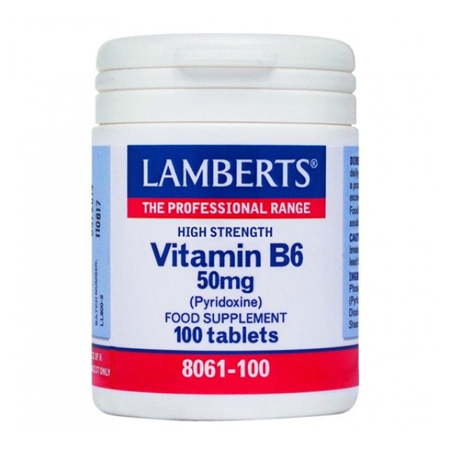 LAMBERTS - Vitamin B6  50mg | 100 tabs