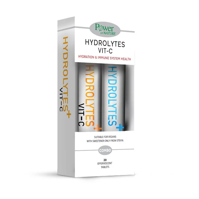 POWER HEALTH - Hydrolytes Vit-C (20tabs) & Δώρο Hydrolytes Plus (20tabs)