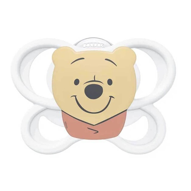 NUK Perfect Match Air Winnie The Pooh Πιπίλα Σιλικόνης 0-6m Λευκή