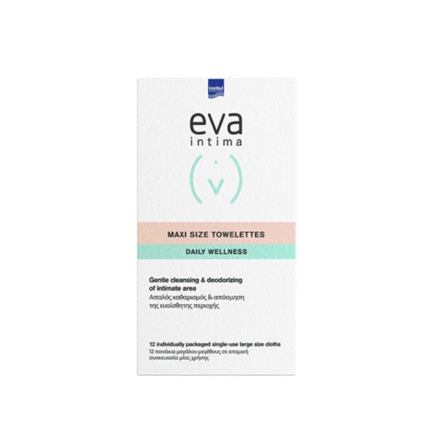 INTERMED - EVA Intima Fresh & Clean Maxi Size Towelettes | 12τμχ