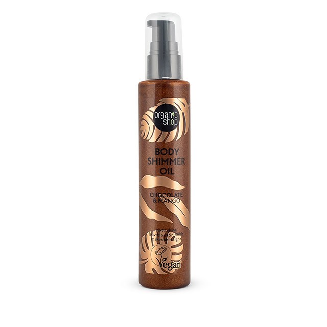 NATURA SIBERICA - Organic Shop Body Shimmer Oil Chocolate & Mango | 100ml