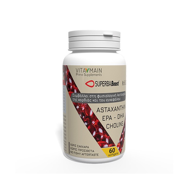 VitaMain SUPERBA Boost®Krill Oil 600mg 60caps