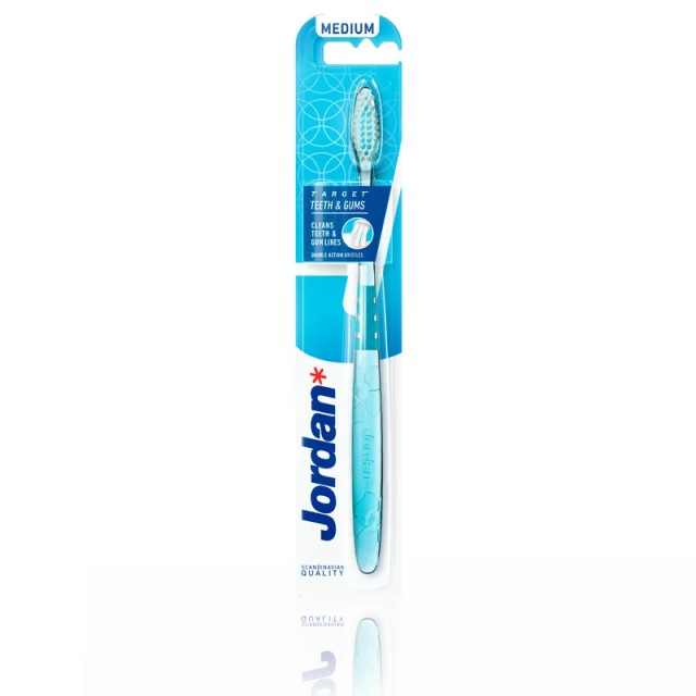 JORDAN - Target Teeth & Gums Toothbrush Medium Blue | 1τμχ