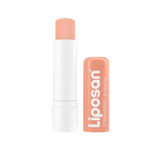 LIPOSAN - Exfoliating Lip Scrub Strawberry & Peach | 4,8gr