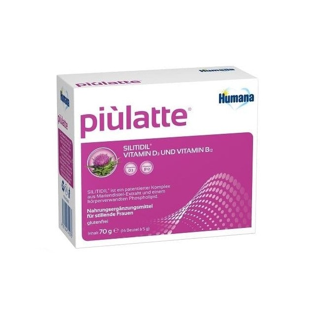 Humana Piullate Συμπλήρωμα Διατροφής για Θηλάζουσες Γυναίκες 14x5gr