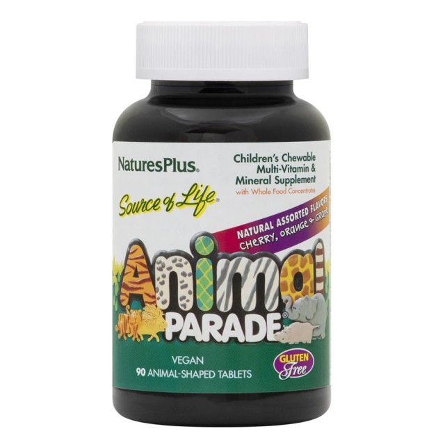 NATURES PLUS - Animal Parade Assorted Chewable | 90tabs