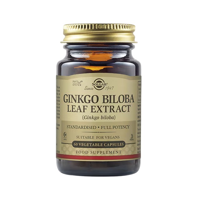 Solgar Ginkgo Biloba Leaf Extract 60veg.caps