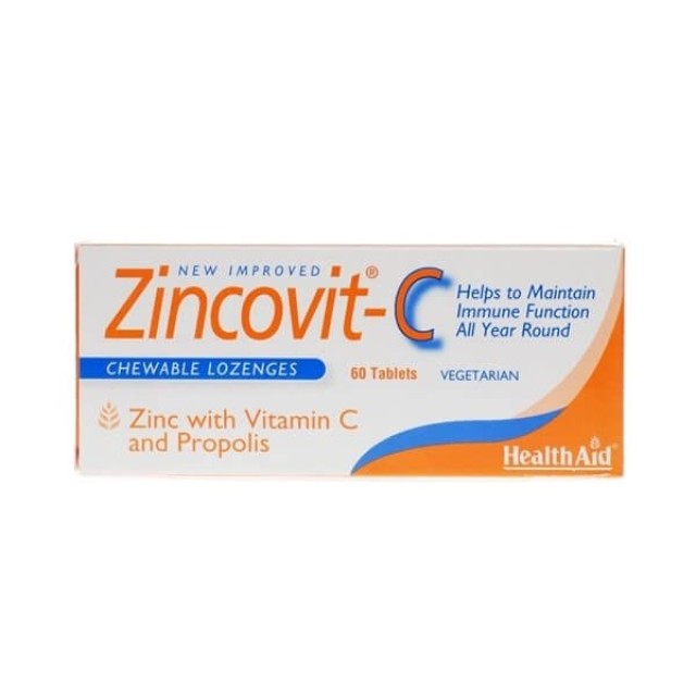 HEALTH AID - Zincovit - C | 60tabs