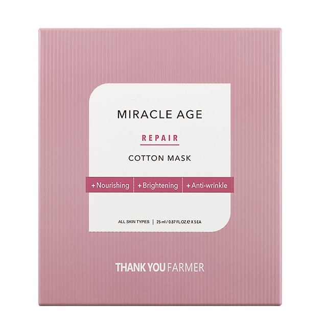 THANK YOU FARMER - Miracle Age Repair Cotton Mask | 25ml