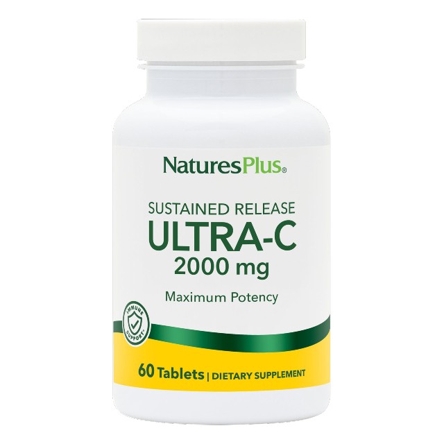Natures Plus ULTRA-C 2000 mg Βιταμίνης C με rose hips 60tabs