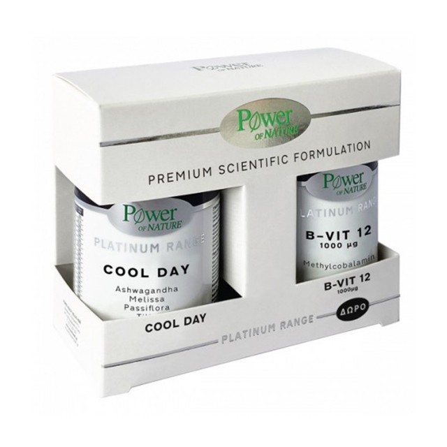 POWER HEALTH - Platinum Cool Day (30caps) & Δώρο Platinum B-vit 12 1000μg (20 caps)